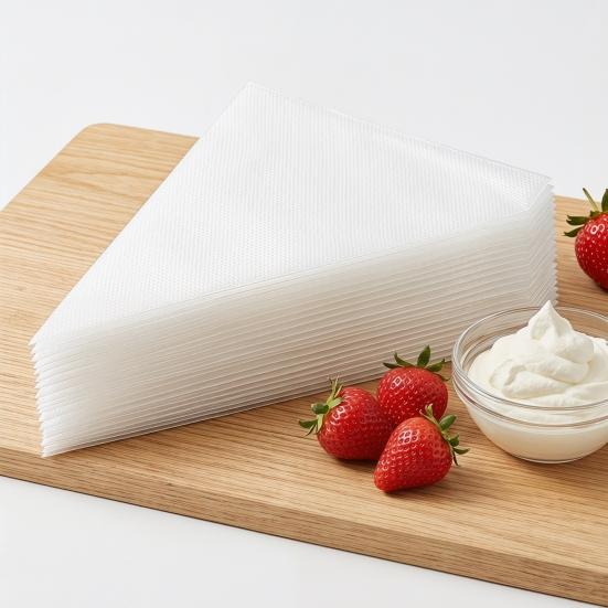 100Pcs Disposable Piping Bags Thickened Pastry Bags for Cake Decorating Icing Royal Icing Buttercream BPA-Free Leak-Proof Piping Bags