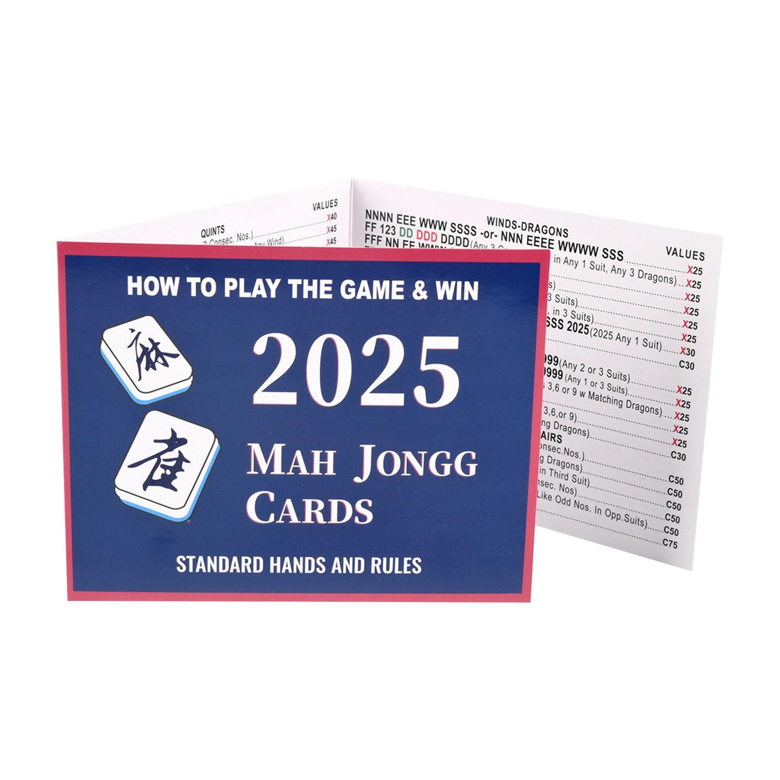 

4PC Cards, Cards Official Standard Hands And Rules Cards Large Print Scorecard One Size синий