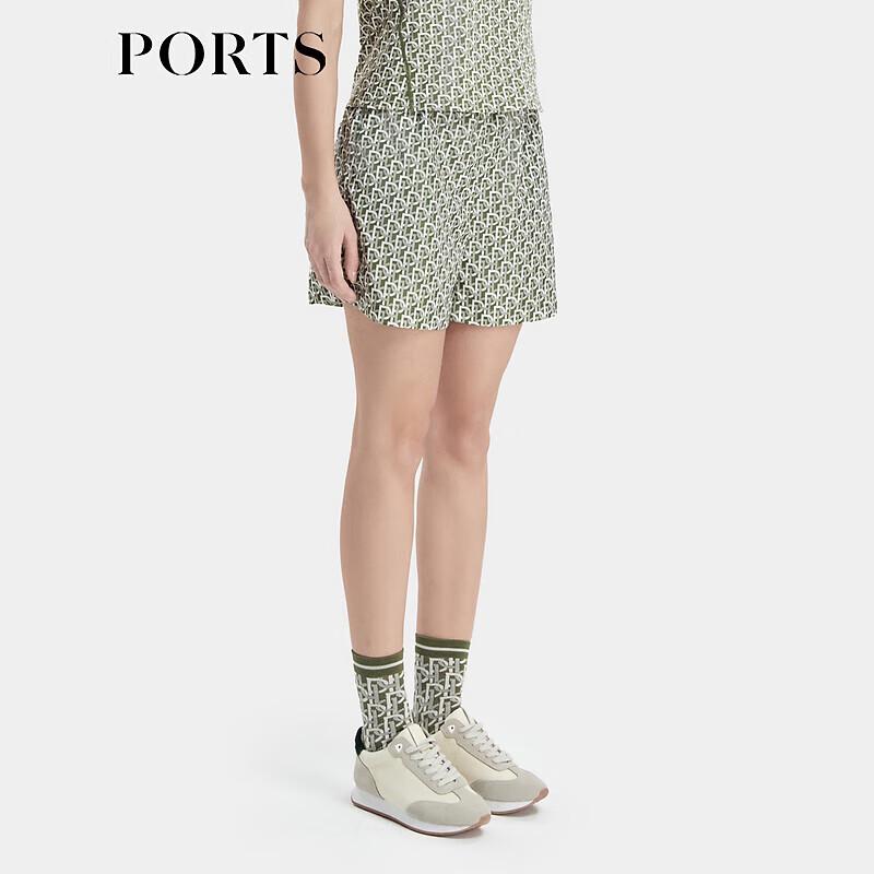 PORTS Women's Logo Print Athletic Shorts