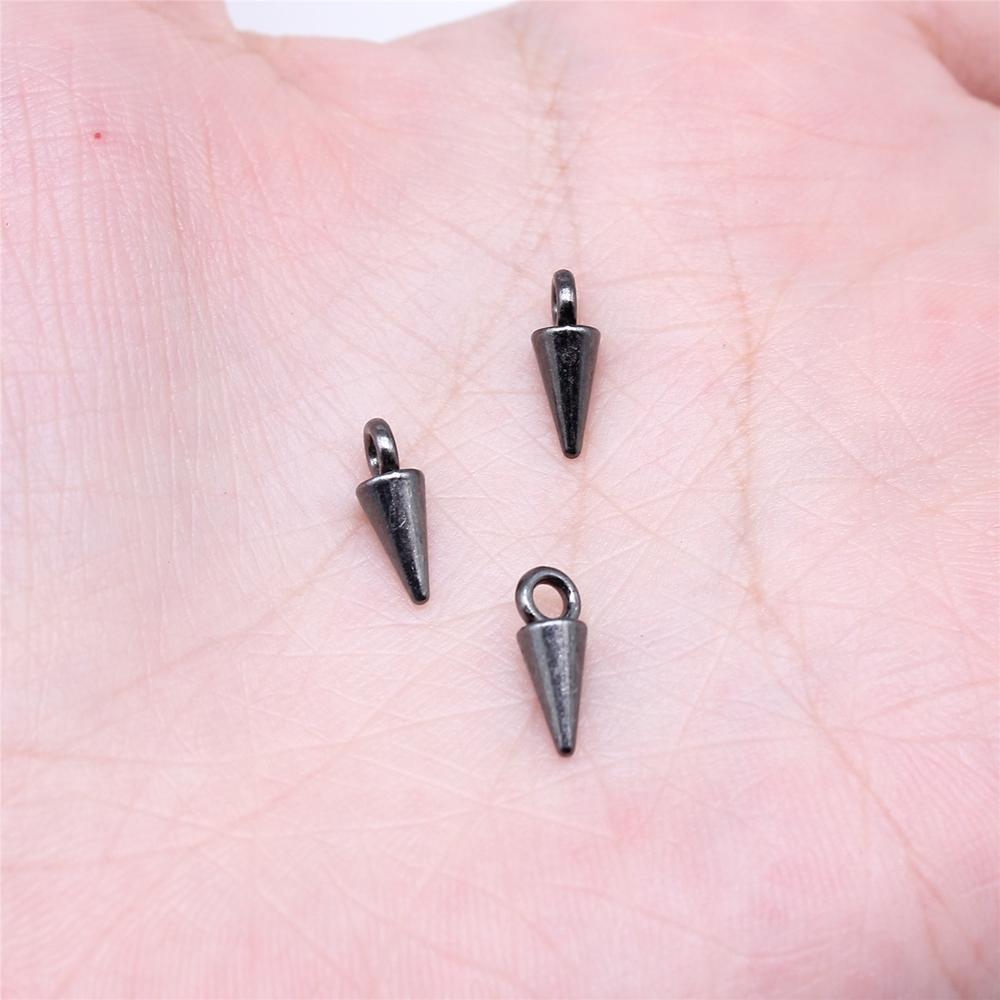 WYSIWYG 40pcs 11x4mm 7 Colors Trendy Makinghand Awl Charms Pendant For Jewelry Making DIY Jewelry Findings