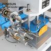 ZONESUN ZY-HTP-B Pneumatic Stamping Machine leather LOGO Creasing machine LOGO stampler name card stamping machine