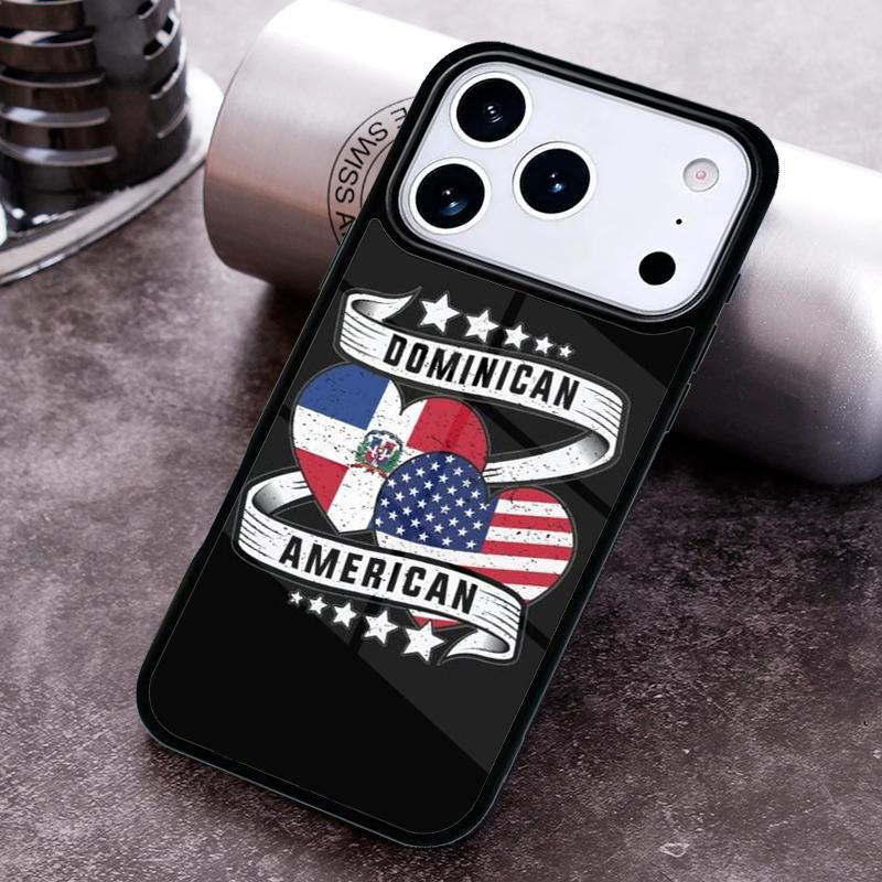 Custodia per Telefono Bandiera Repubblica Dominicana Per iPhone 17 16 15 14 13 12 11 Pro Max Plus 17Air Cover Morbido in Silicone