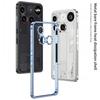For Nothing Phone 3 3A Pro Case Fashion Metal Frame Fine Hole Lens Skin-friendly Shock-resistant Cover For Nothing Phone 3 Funda