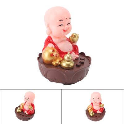Glücklicher Buddha Statue mit Musik USB-Laden Lautstärke Cartoon Lachender Buddha Figur