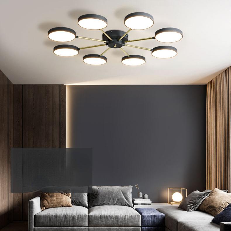 Lampa sufitowa LED Żyrandole rozgałęzione do salonu Oświetlenie sufitowe Sypialnia i kuchnia Oświetlenie wewnętrzne