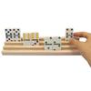 Portadomino Premium Set di 4 - Supporti per tessere per Treno Messicano, Piedino di Pollo e altri giochi di domino