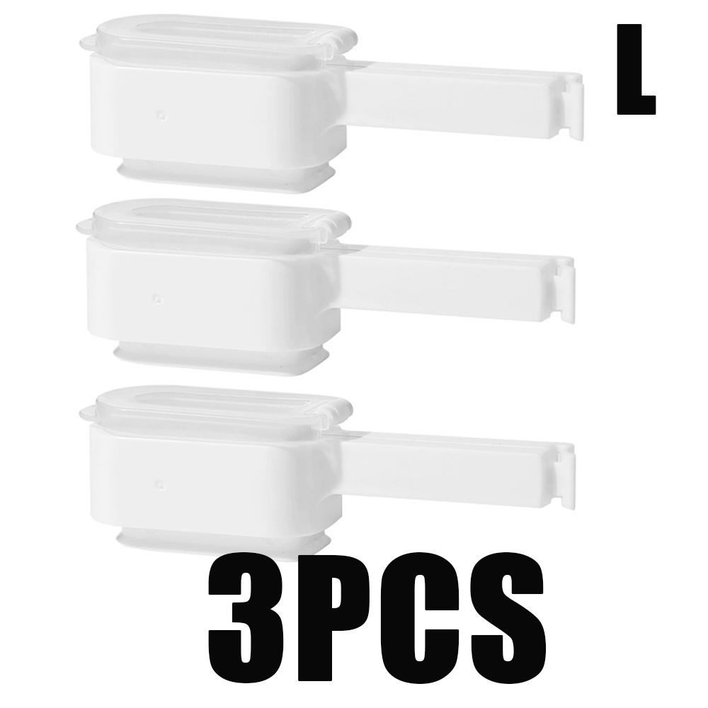 1-3 Stück mit Deckel Versiegelnde Lebensmittelbeutel-Clips Kunststoff Küche Lebensmittel Feuchtigkeitsdicht Staubdicht Milchbeutel-Clips Versiegelungs-Konservierungswerkzeuge