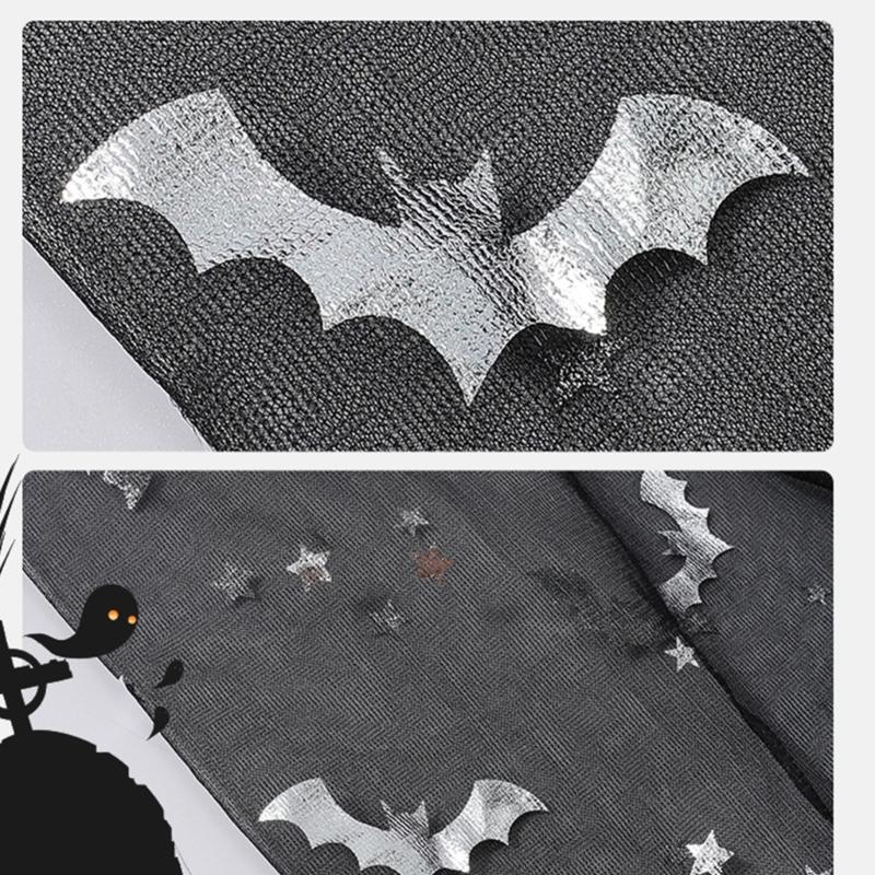 2Pcs Bat Wing Dress Bat Ears Headband Halloween Vampires Cosplay Costume Set for Kids Girls Bat Costumes Accessories