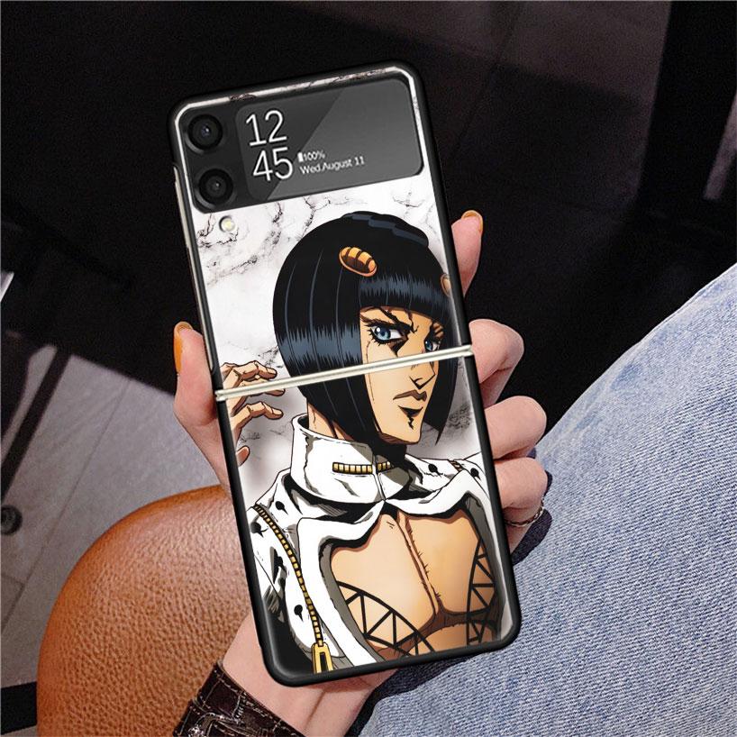 JoJo Adventure Bruno Buccellati Phone Case For Samsung Z Flip 7 6 5 4 3 Galaxy ZFlip7 ZFlip6 ZFlip5 ZFlip4 ZFlip3 5G Print Cover