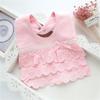 White & Pink Baby Girl Bibs Cotton Saliva Towel Lace Princess Bib Newborn Baby Embroidery Slabbetjes Baby Accessories