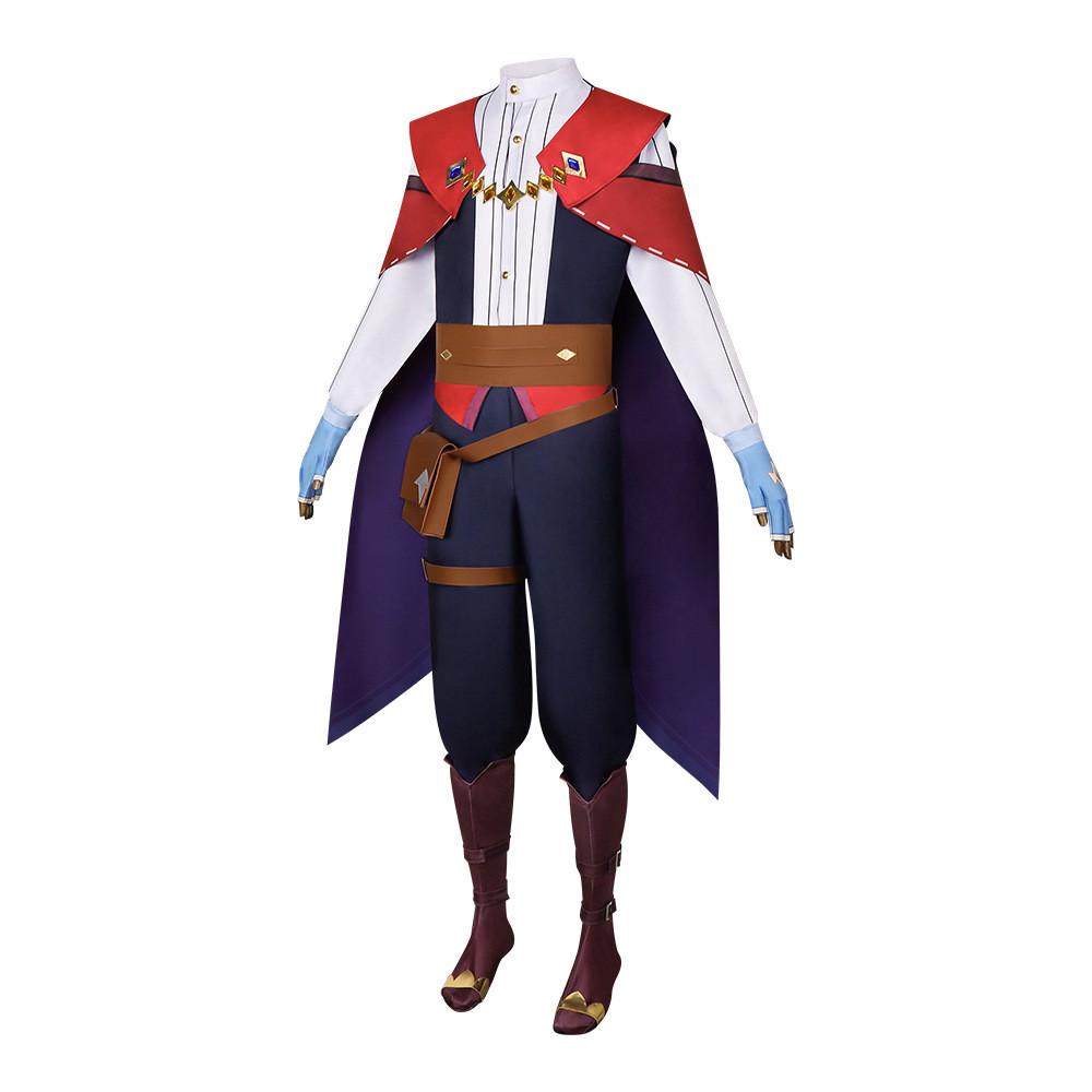 Roco Kingdom Enzo Cosplay Costume For Anime Role Play With Polyester Material For Halloween Events