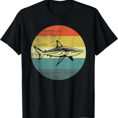 Retro Design Blacktip Shark T-Shirt