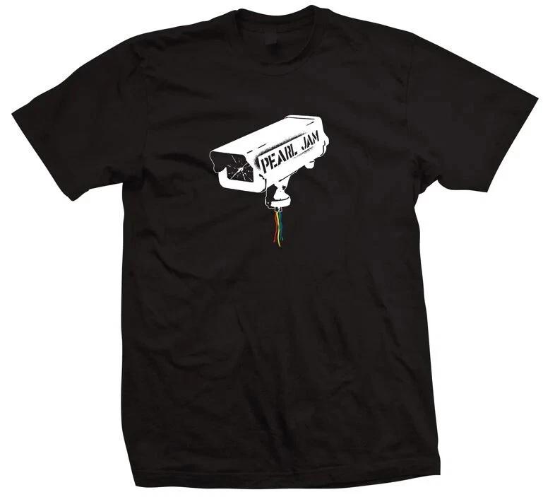 

Pearl Jam Surveillance Mens T-shirt Surveillance Camera Tee - New Shirt S