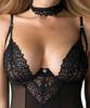 Obsessive - Sexy 3-Piece Donarella Set Black XL/2XL
