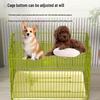 Nano Folding Indoor Dog and Small Pet Cage with Display Table