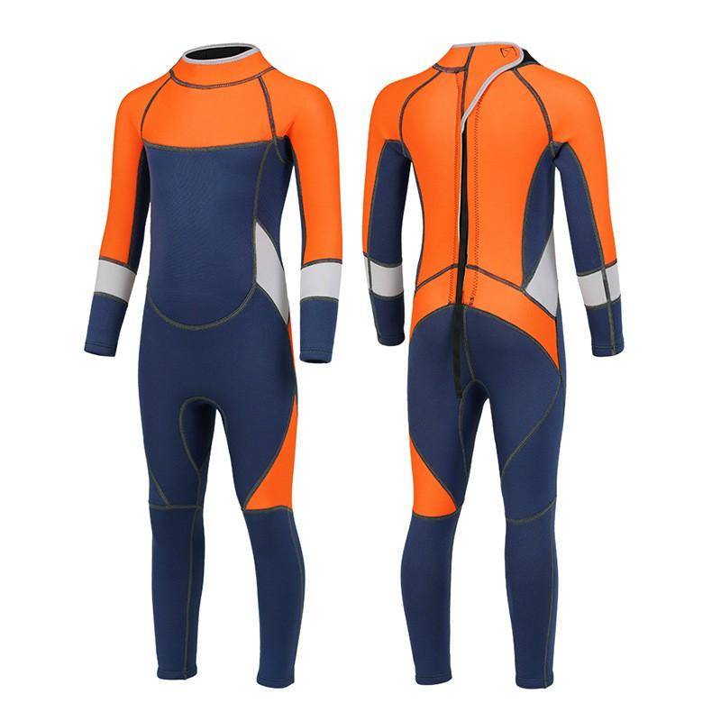 Kids 2mm Neoprene Fullsuit Wetsuit Surfing Diving Swimming Warmth UV Protection Long Sleeve