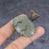 Aquamarine Handmade Copper Wire Wrap Jewelry Pendant 1.85" b4p28
