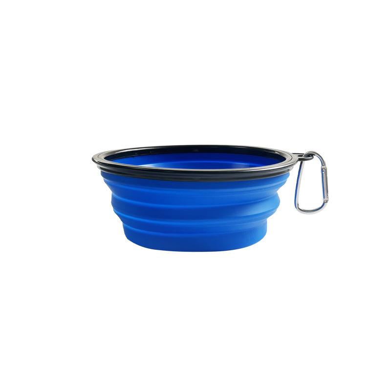 1pcs TPE Pet Folding Bowl Outdoor Portable Dog Basin and Cat Food Bowls Wear-resistant Shockproof Universal Food Bowls Travel Camping Pet Accessories