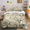 Occult Symbol Pattern Bedding Set Bedding Set (1 Duvet Cover, 2 Pillowcases, Duvet Not Included)