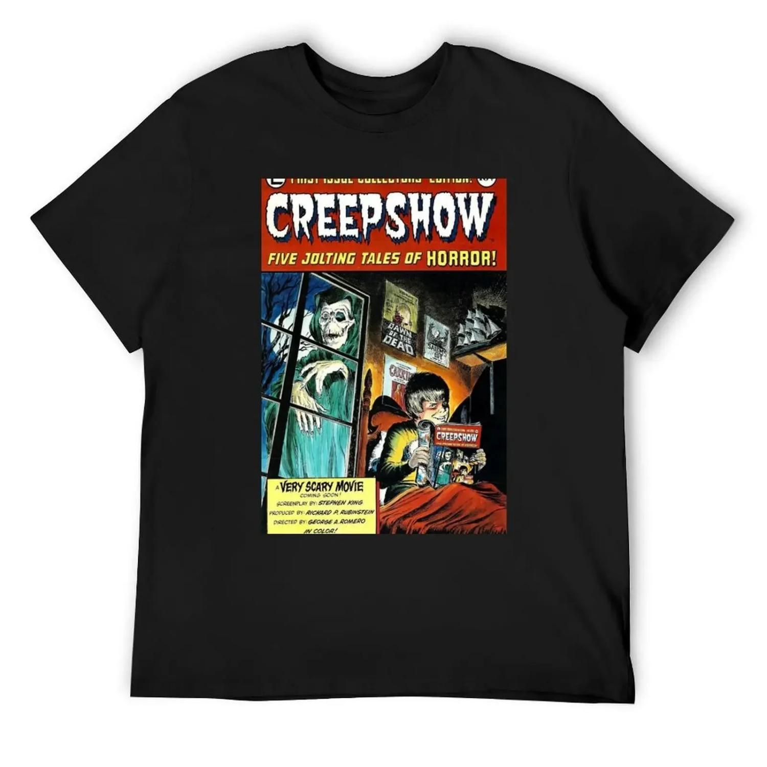 Creepshow T-Shirt vintage t shirts sports fans luxury clothing labubu heavyweights mens t shirt graphic XXXXXL чёрный