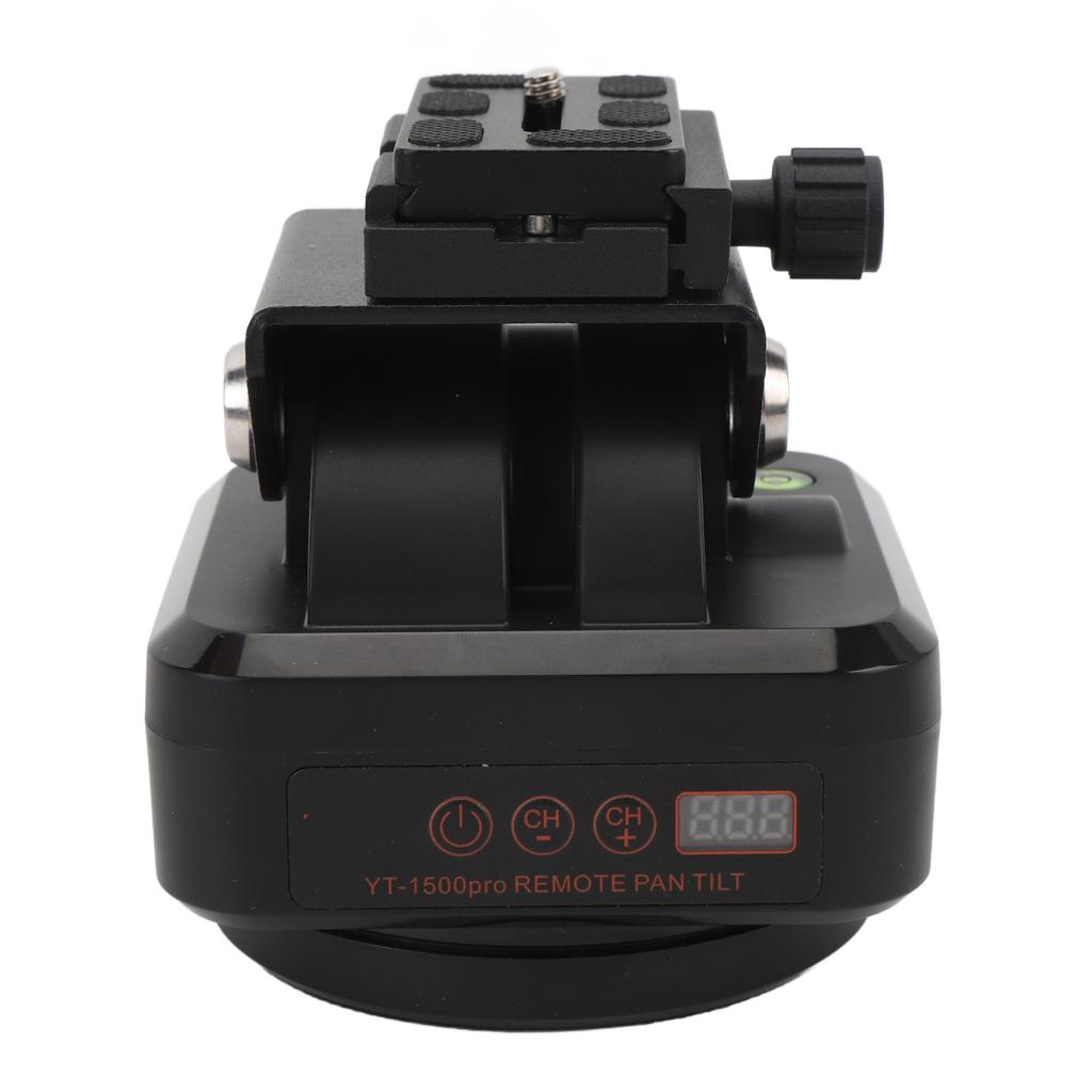 YT 1500pro Remote Control Pan Tilt Head 360 Degree Motorized Rotating Panoramic Head for Smartphones DSLR Cameras