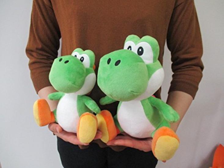 [USED]Super Mario All Star Collection Yoshi (S) Plush Figure - Sanei Boeki AC03 - New Japan