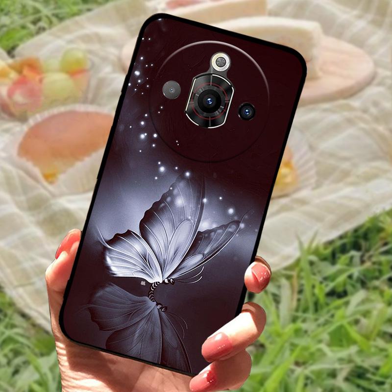 For ZTE Nubia Focus Pro Case Butterfly Pattern Printing Stylish Design Phone Protective Cover For Nubia Focus Pro 5G Funda