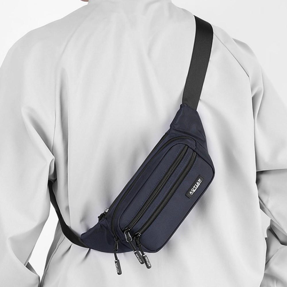 Large Capacity Sports Phone Bag Wear-resistant Men Chest Bag Running Waist Bags  Fanny Phone Pack