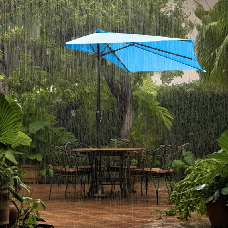 Umbrella UV Blocking Waterproof Sunscreen Umbrella Replacement Canopy 9Ft Patio Parasol Rainproof For Backpacking Hiking Outdoor