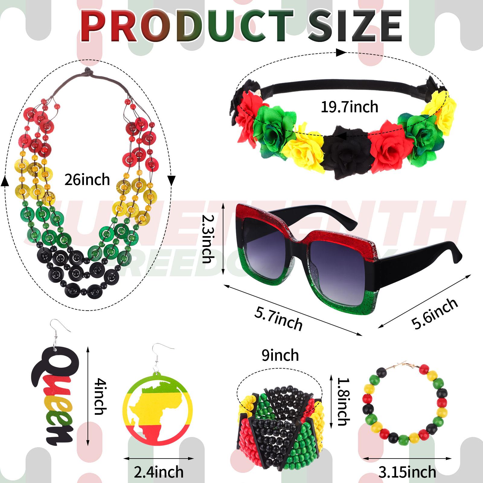 

Комплект ювелирных украшений для женщин в африканском стиле из 9 штук на июнь