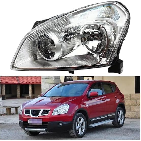 

For Nissan Dualis Qashqai J10 2008 2009 2010 2011 2012-2014 Front Bumper Head Light Headlamp Driving Headlight Turn Signal Light Left-Halogen