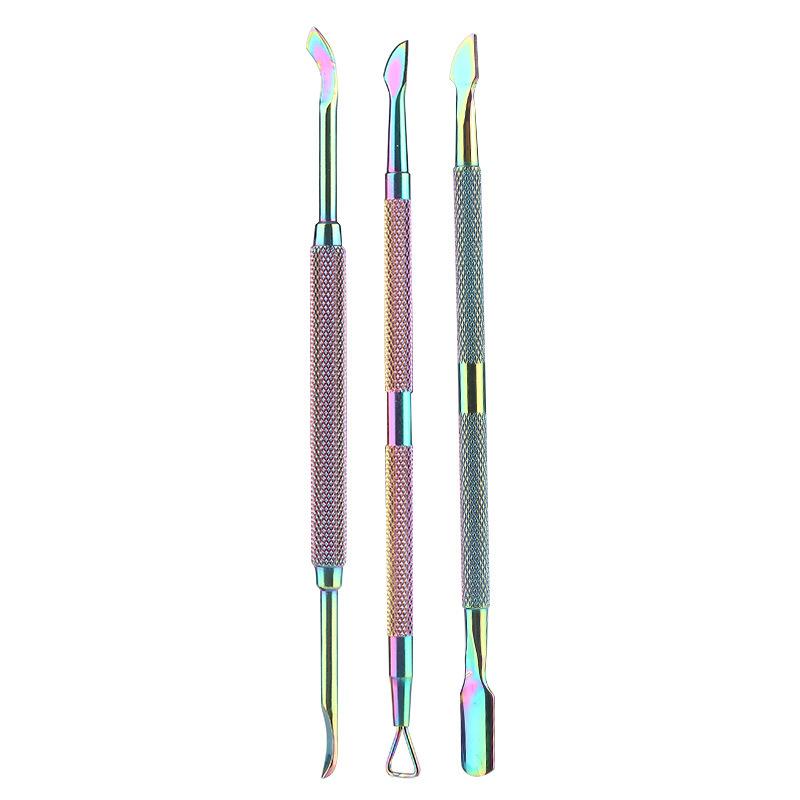 Stainless Steel Nail Art Tools Are Easy To Clean and Durable Ceramic Clay Sculpture Knife for Nail Care and Beautification