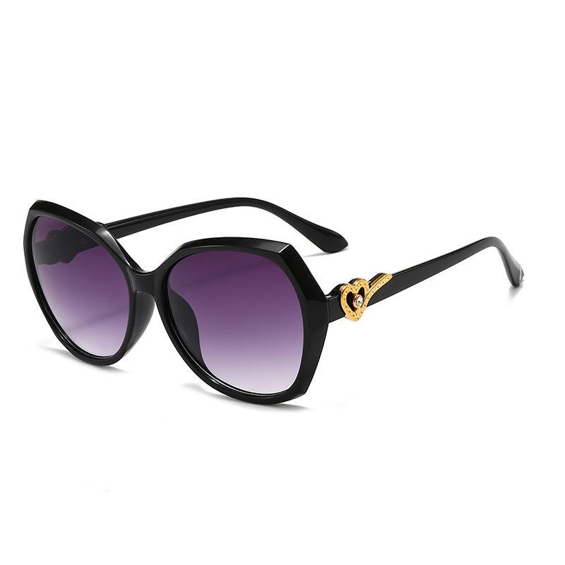 

Love Sunglasses Women S Large Frame Sunglasses Versatile And Thin Face Fashionable Low Price High Quality Driving