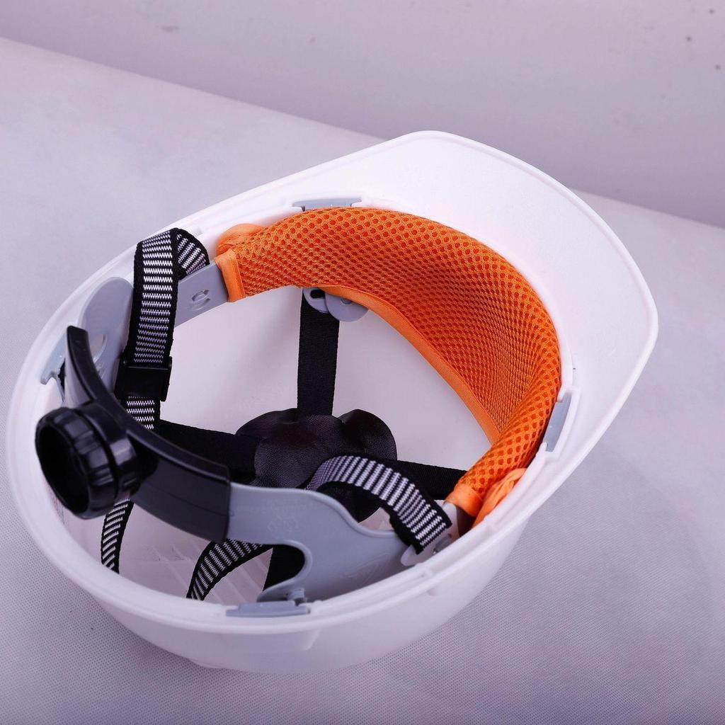 Breathable Construction Cap with Sweat-Absorbing, Washable Headband - Four Seasons Universal Fit, Anti-Stuffy Design.