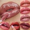 Glitzernder Lipgloss, Spiegel, Wasserglanz, Lipglasur, Antihaft-Becher, wasserdicht, perlmuttartiger, feuchtigkeitsspendender Lippenbalsam