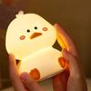 Rechargeable LED Night Light Duck Patting Silicone Lamp Cute Children Nightlights for Home Bedside Room Decor Birthday Gift