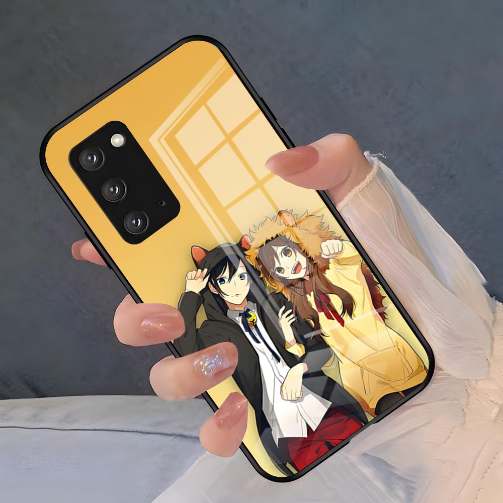 Anime Horimiya Phone Case For Samsung S26 S25 Plus S20 S20 Plus S22 Ultra S23 FE S21 Plus S21 Ultra Glass Cover