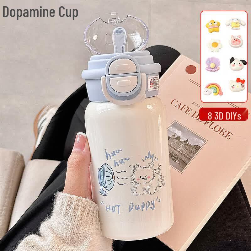 Qiwei Portable Stainless Steel Insulated Straw Tumbler