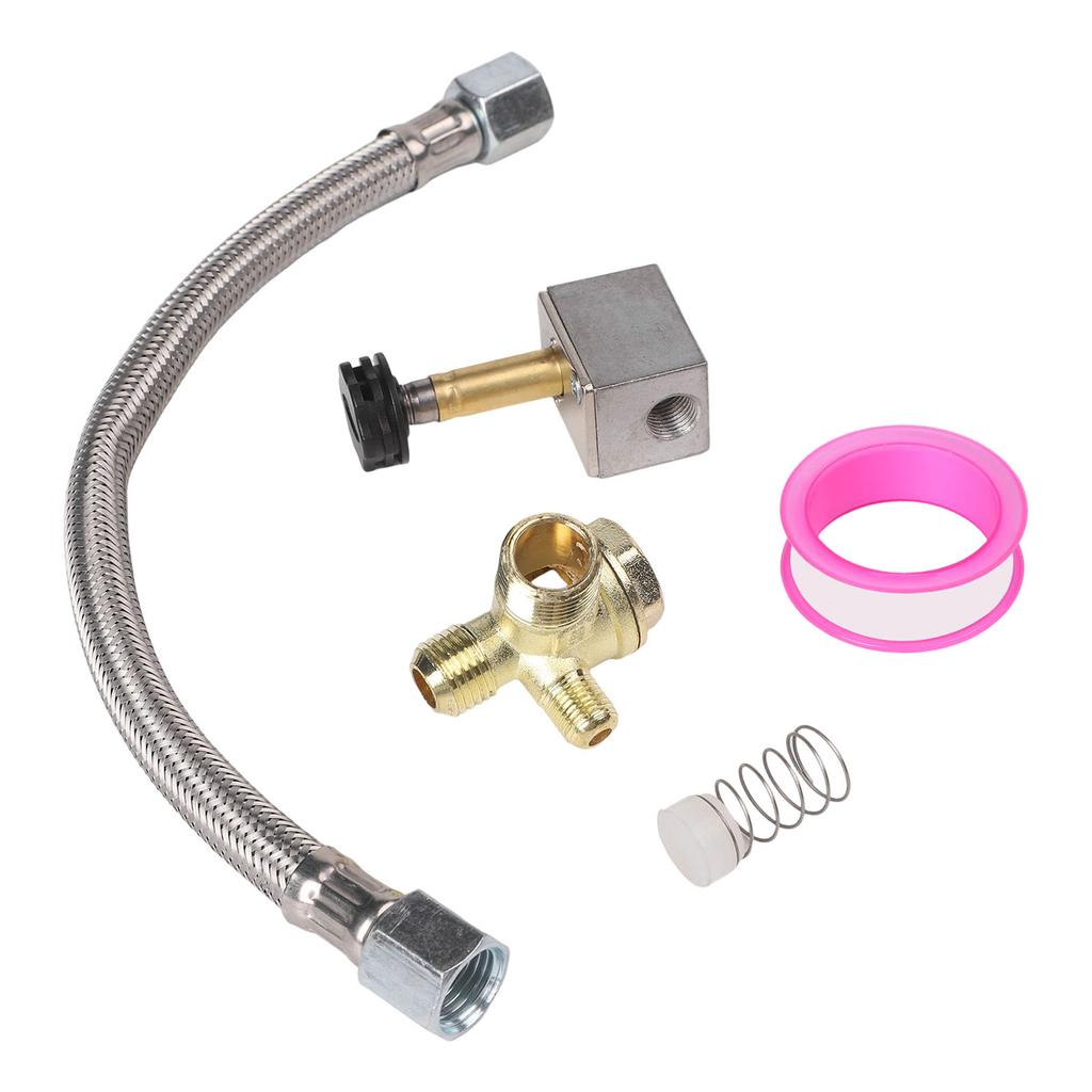 Air Compressor Maintenance Check Valve Kit Air Pump Valve Air Compressor Valve Replacement Air Compressor 11\'\' Hose Length