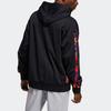 adidas James Harden Logo Kapuzenpullover Basketball Sweatshirt Herren Oberteile Schwarz H37612