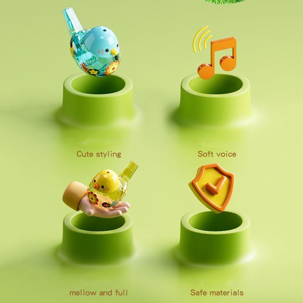 Hanging Rope Water Bird Whistle Filled with Water Children's Whistle Toy Baby