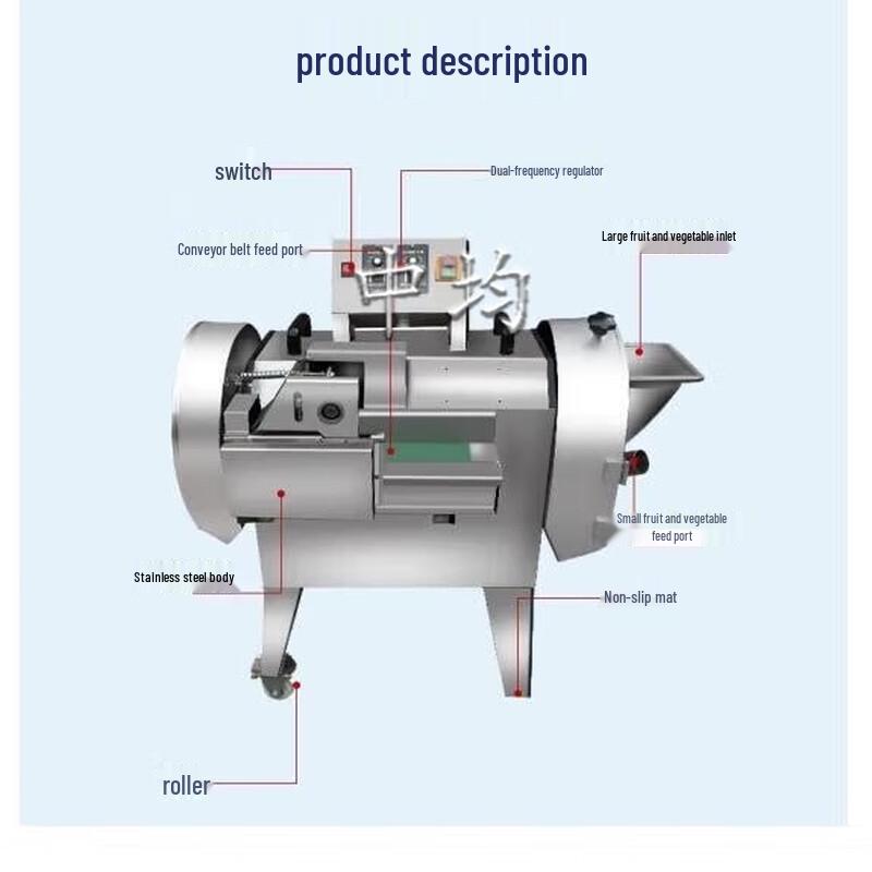 Zhongjun Commercial 830 Multi-function Vegetable Slicer