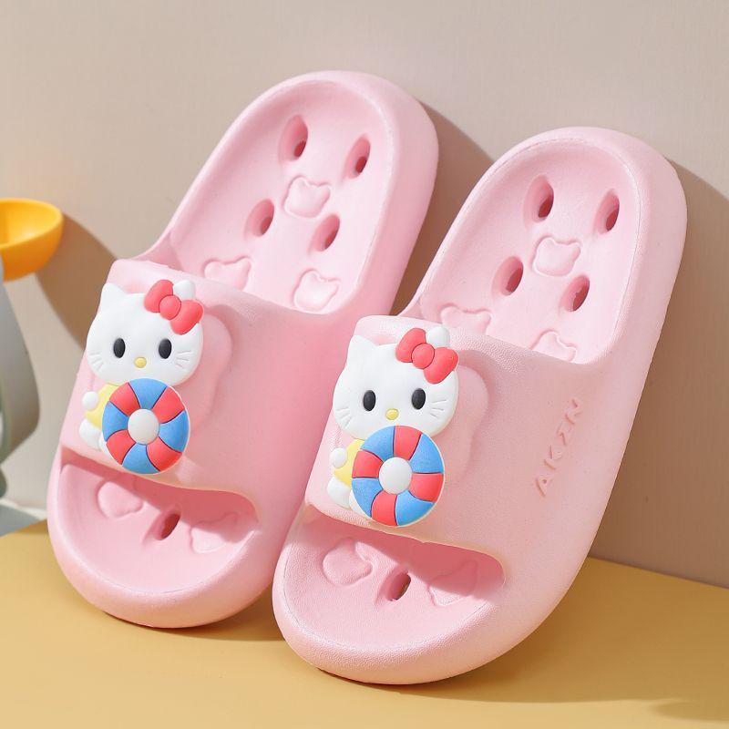 Kids' Non-slip Soft Sole Summer Sandals: Boys, Girls, Toddlers - Ideal for Home, Outdoor, Bathroom & Shower with a Breathable Hollow Design.