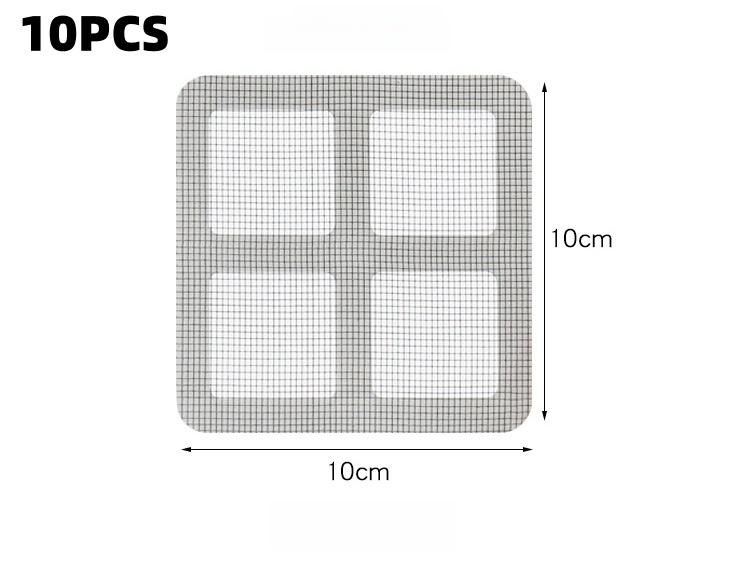 Self-Adhesive Shower Drain Hair Catcher Cuttable Floor Drain Stickers Disposable Mesh Bathroom Kitchen Sink Strainer Hair Filter