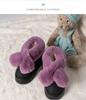 2025 Women's Winter Little Rabbit Snow Boots & Non-slip Cotton Slippers
