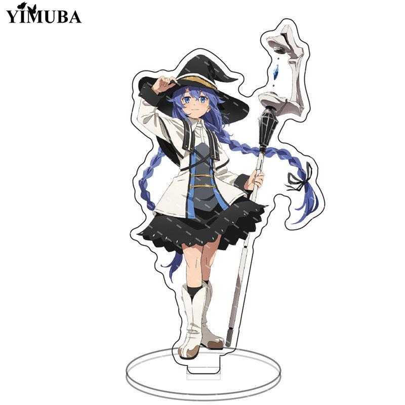 Anime Mushoku Tensei: Jobless Reincarnation Stand Model Plate Roxy Migurdia Acrylic Figures Desk Decor Cosplay Anime Lovers