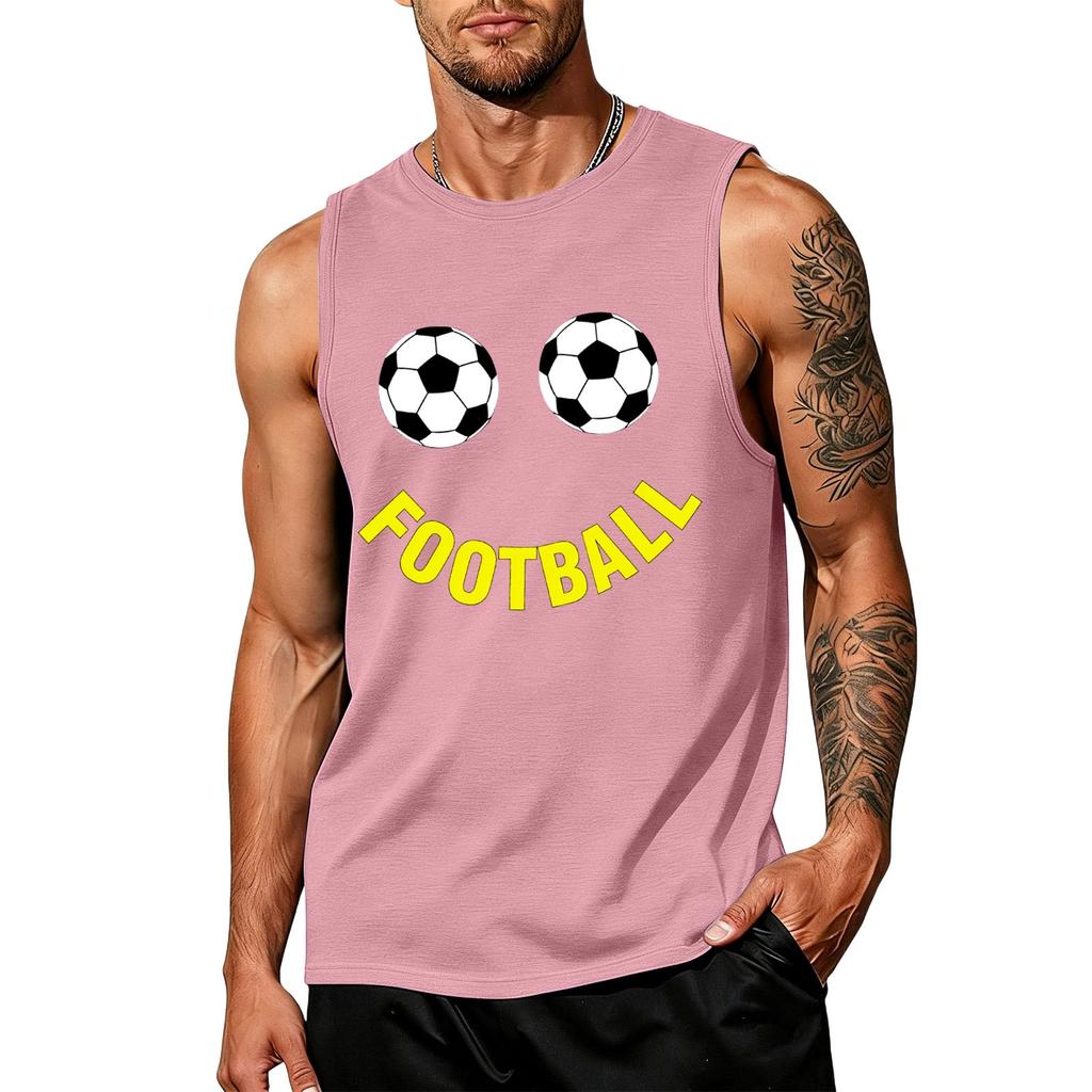 Men's Soccer Fan Sleeveless Tank Top for Day