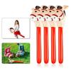 Cartoon Horse Head Stick Balloon PVC Inflatable Stick Horse New Animal Long Sticks Balloon  Kids