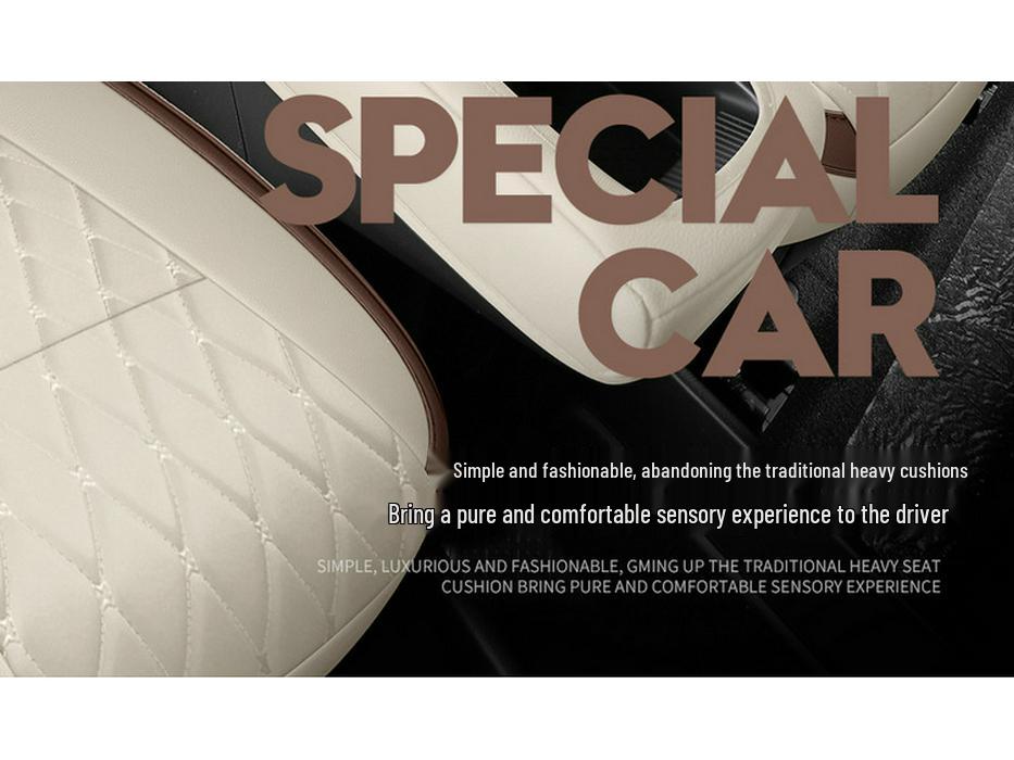 New Bingo PLUS Universal Leather Car Seat Cushion for All Seasons