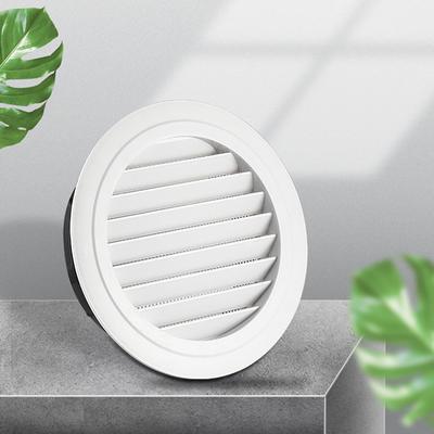 Nastavitelný kryt ventilace vzduchu Kulaté potrubí Stropní otvor ve stěně Dekorativní ABS mřížka ventilace žaluzie Krytka ventilace na stěnu